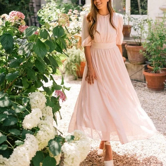 Gal Meets Glam Blush Pink Dress - Picture 2 of 7